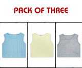 PACK OF THREE TANK TOPS