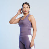 Ultra-Pushup Soft Purple Sports Bra