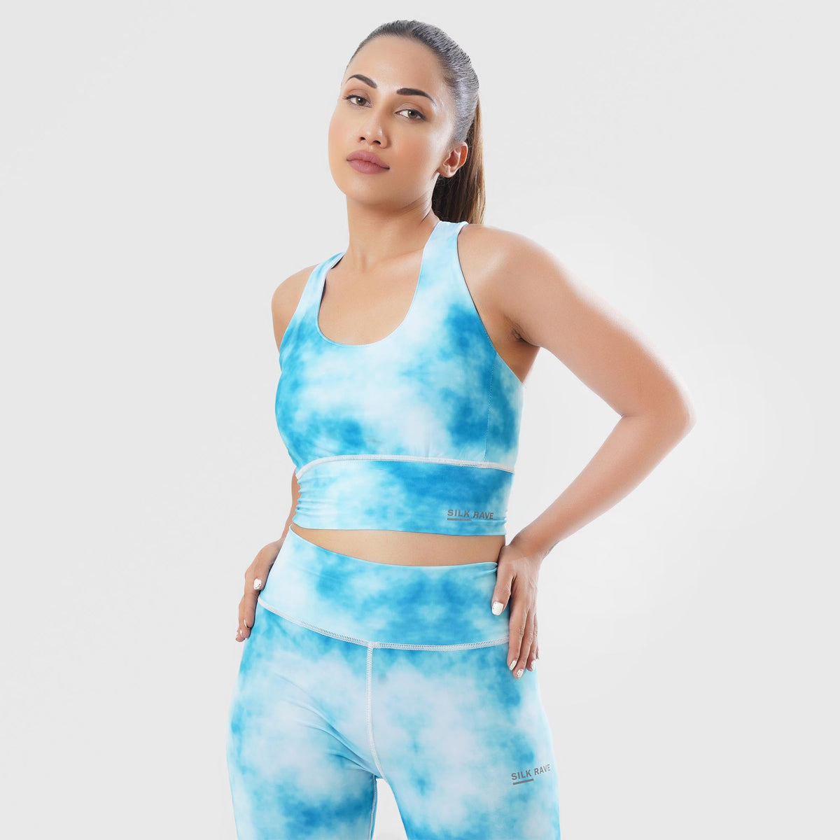 Sky Blue Sports Bra