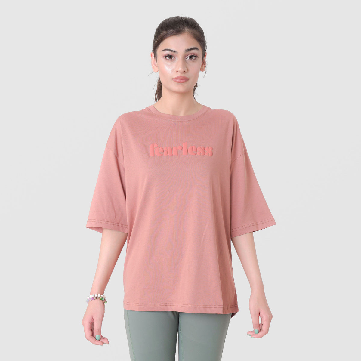 Fearless-Drop shoulder Tee