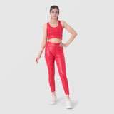 Metallic Spandex Sportswear Set